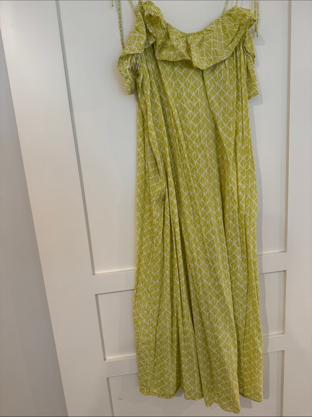 H&M Green Patterned Maxi Dress